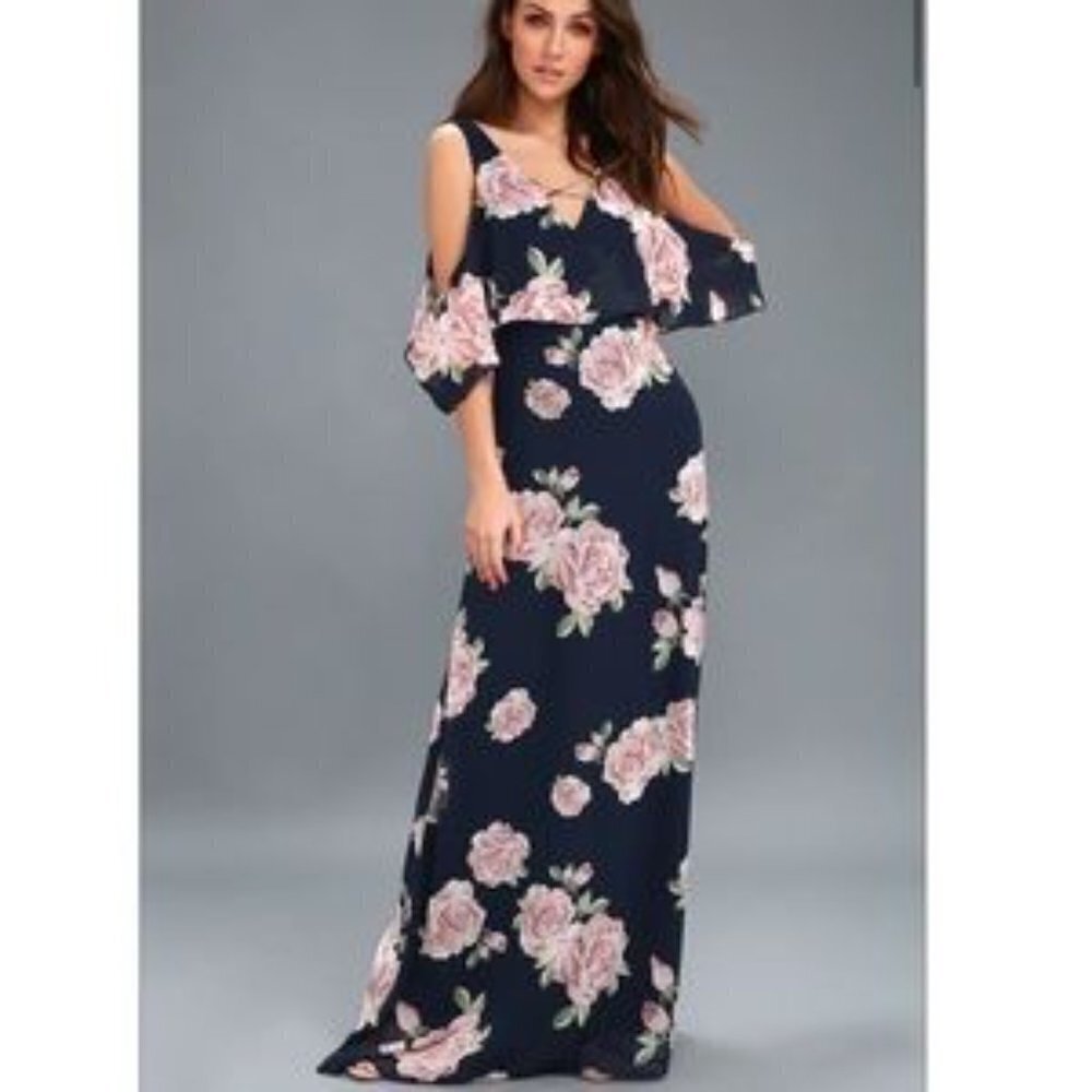 Lulus The Very Thought of You Floral Print Maxi Dress - Picture 5 of 12